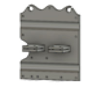 Taz 6 X Axis Mount 3D model