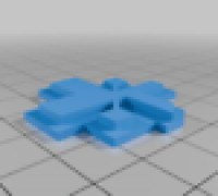 Republic Red Cross Pin 3D model