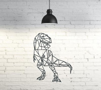 T-Rex Wall Sculpture 2D 3D model