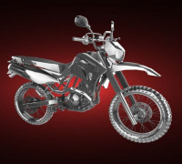 Yamaha XTZ 250 Lander 3D model