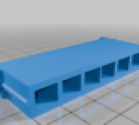 6 bit holder for Milwaukee clamshell cases 3D model