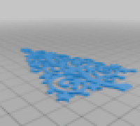 Christmas table name holder 3D model