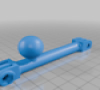 Double Mount Ball Joint (Camera and Light) 3D model