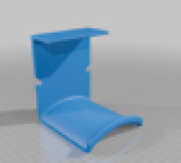 Ed's Oculus Quest 3S Under-shelf mount 3D model