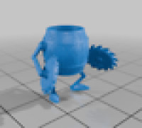 Barrel Brigade figure 3D model