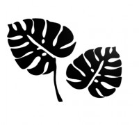 Leaf Wall Decor Leaves Wall Art 3D model
