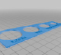 Small Circle Stencil 3D model