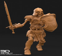 Skeletal Warrior 3D model