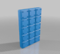 Snapmaker Artisan CNC clamp holder for Gridfinity 3D model