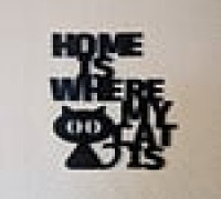 Cat Wallart 3D model