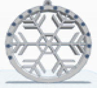 Snowflake Ornament 3D model
