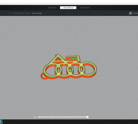 Audi A4 key ring 3D model