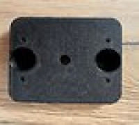 AIM Solo 2 Lap Timer holder for karting 3D model