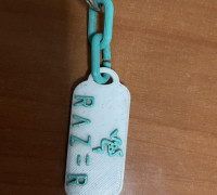 Razer keychain. 3D model