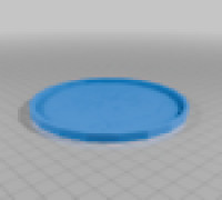 STR Coaster with Rim 3D model