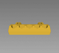 OMG Pegboard Small Bit Holder 3D model