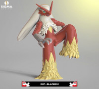 257 blaziken 3D model