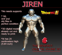 Jiren// Dragon Ball Super 3D model