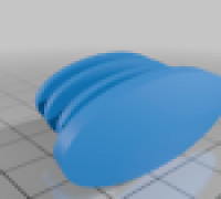 Elisped Chair foot 3D model