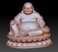 Maitreya buddha 3D model
