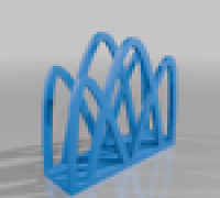 Napkin Holder, Solid, No Napkin Flop 3D model