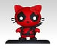 Hello kitty dead pool with base 3D model