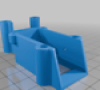 Geprc mark5  DJI o3 camera mount 3D model