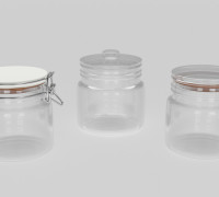 Glass Jars 3D model