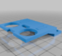 HC-SR04 Ultrasonic Sensor Mount 3D model