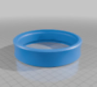 Rollercoaster Running Wheel with holder 3D model