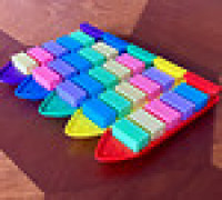 Components for Container Boardgame 3D model