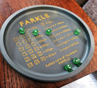 Farkle Board 3D model