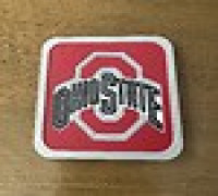 Ohio State Buckeyes Coaster 3D model