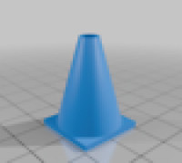 Mini Traffic Cone  3D model