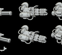 Terminator heavy weapons kit1 3D model