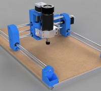 DIY 3D Printed Dremel CNC 3D model