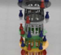 TOWER COLLAPSE BOARDGAME 3D model
