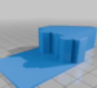 Ender 3 Screen Relocation Mount with cover 3D model