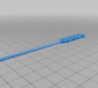 Desert Mandalorian Hook Spear 3D model