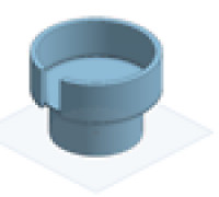 Couch Coaster Extender 3D model