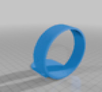 Cup holder with screw mount arcade - without base 3D model