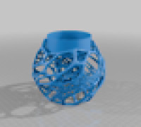 Cellular Solar Lamp 3D model