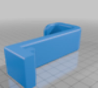 Accessory Hook (for 20-20 Extrusions) 3D model