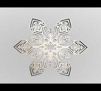 Snowflake 3D model