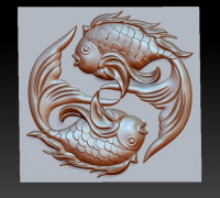 cute fish 3D model