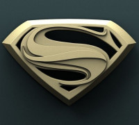 Superman 3D model