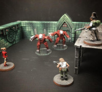 A-TACC Combat Robots (28mm/32mm scale) 3D model