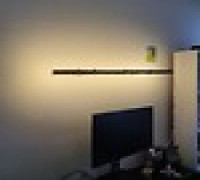 Decorative Led Bar Holder 3D model