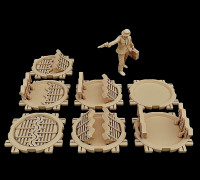 Industrial Hatch Counters 3D model
