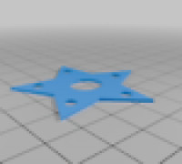 throwing star with case 3D model